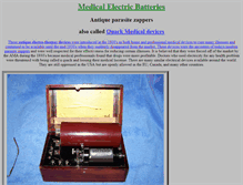 Tablet Screenshot of medical-electric-battery.com
